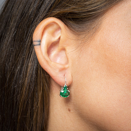 Pendientes Plata y Circón. 60605 - Joaquín Espaliú