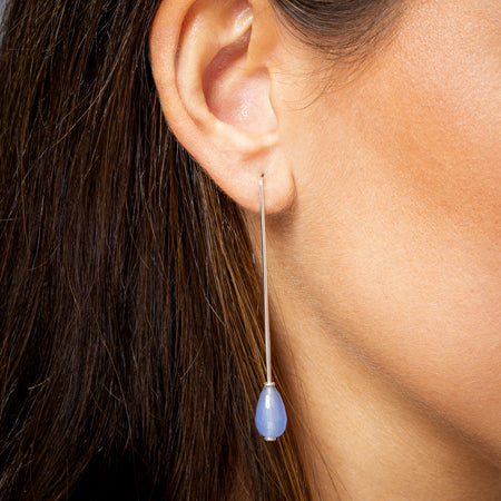 Pendientes Plata y Ágata. PDTH5 - Joaquín Espaliú