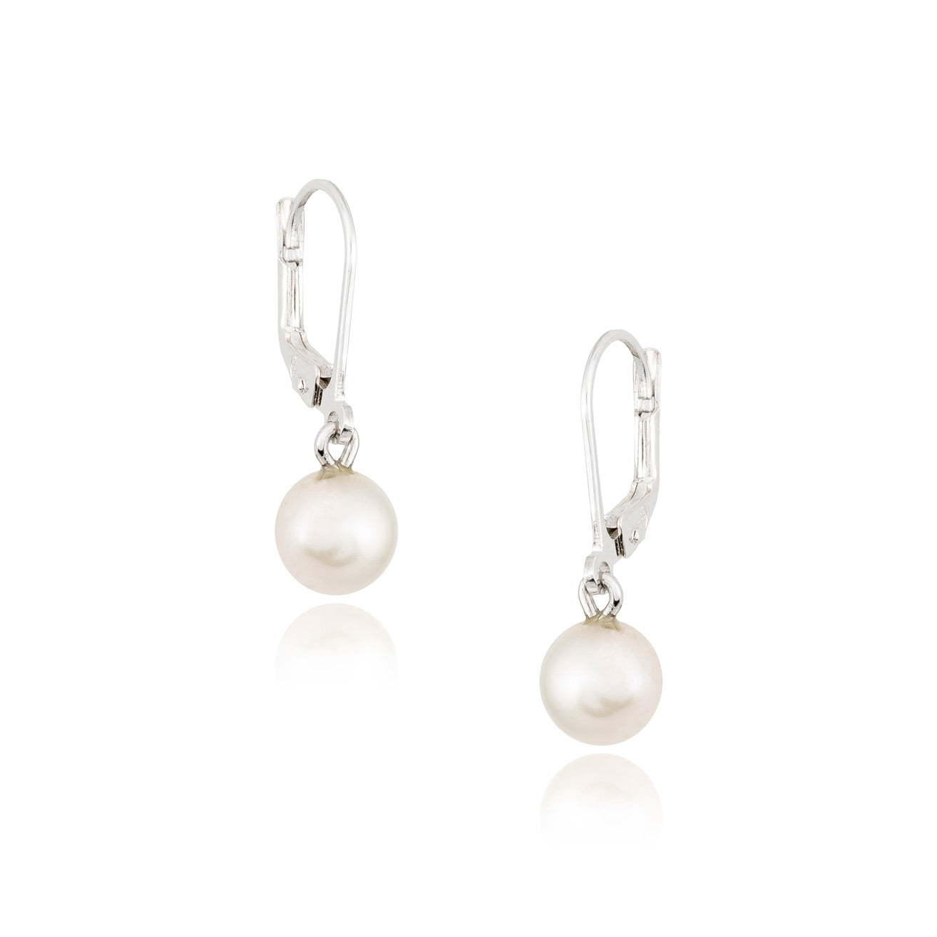 Aretes Topos Elegantes Perlas Para Mujer Fabricados En Plata 925 ALHAJAS
